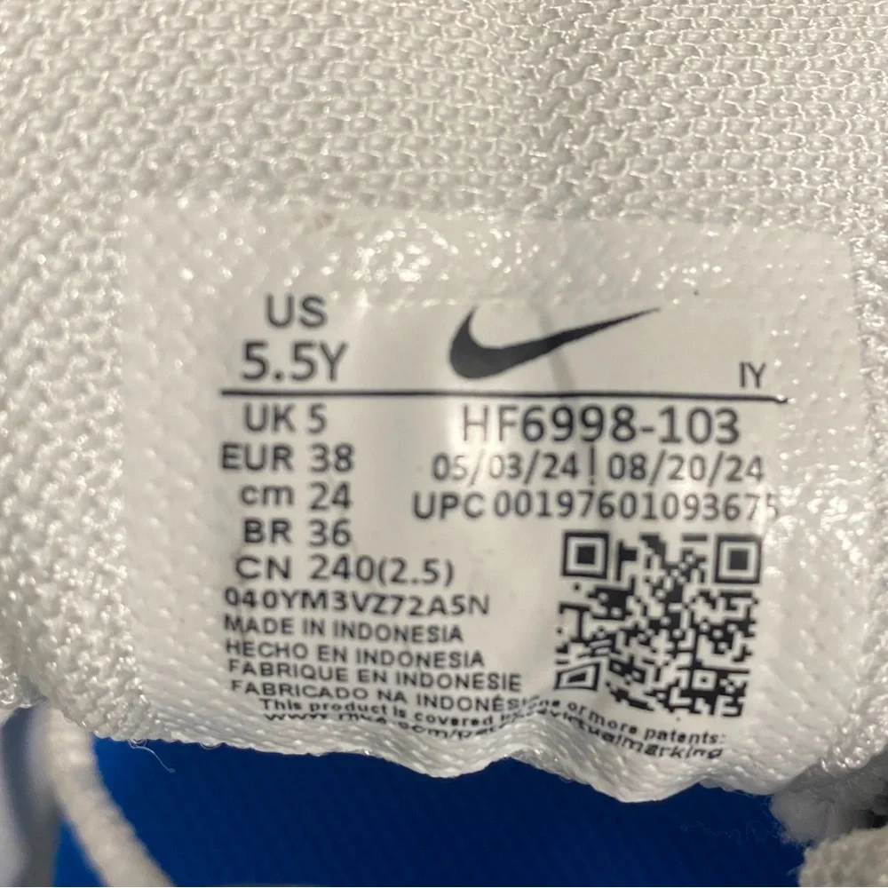 Nike Zoom Vomero 5 Photo Blue Metallic Silver HF6998-103 Sneaker 5.5Y/ W7 NWOT